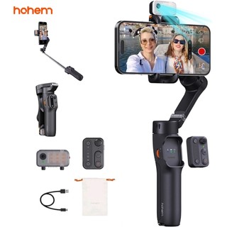 Hohem iSteady V3 Estabilizador 3 Eixos para Smartphone Rastreamento IA Controle Remoto Haste Extensora de 205mm