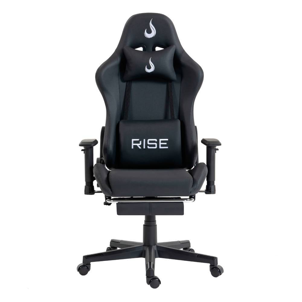 Cadeira Gamer Rise Mode X02 Até 130Kg Preto - RM-CG-X02-BK