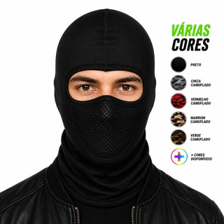 Balaclava Touca Ninja Moto Máscara Motoqueiro Motoboy Protege Do Sol Respirável Resistente