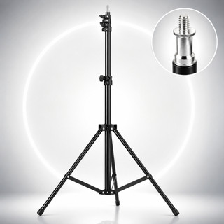 Tripé Universal 2metros Nível Laser Suporte Projetor Hy300 Hy320 Rosca 1/4 Universal Pedestal Câmera Dobrável Iluminação