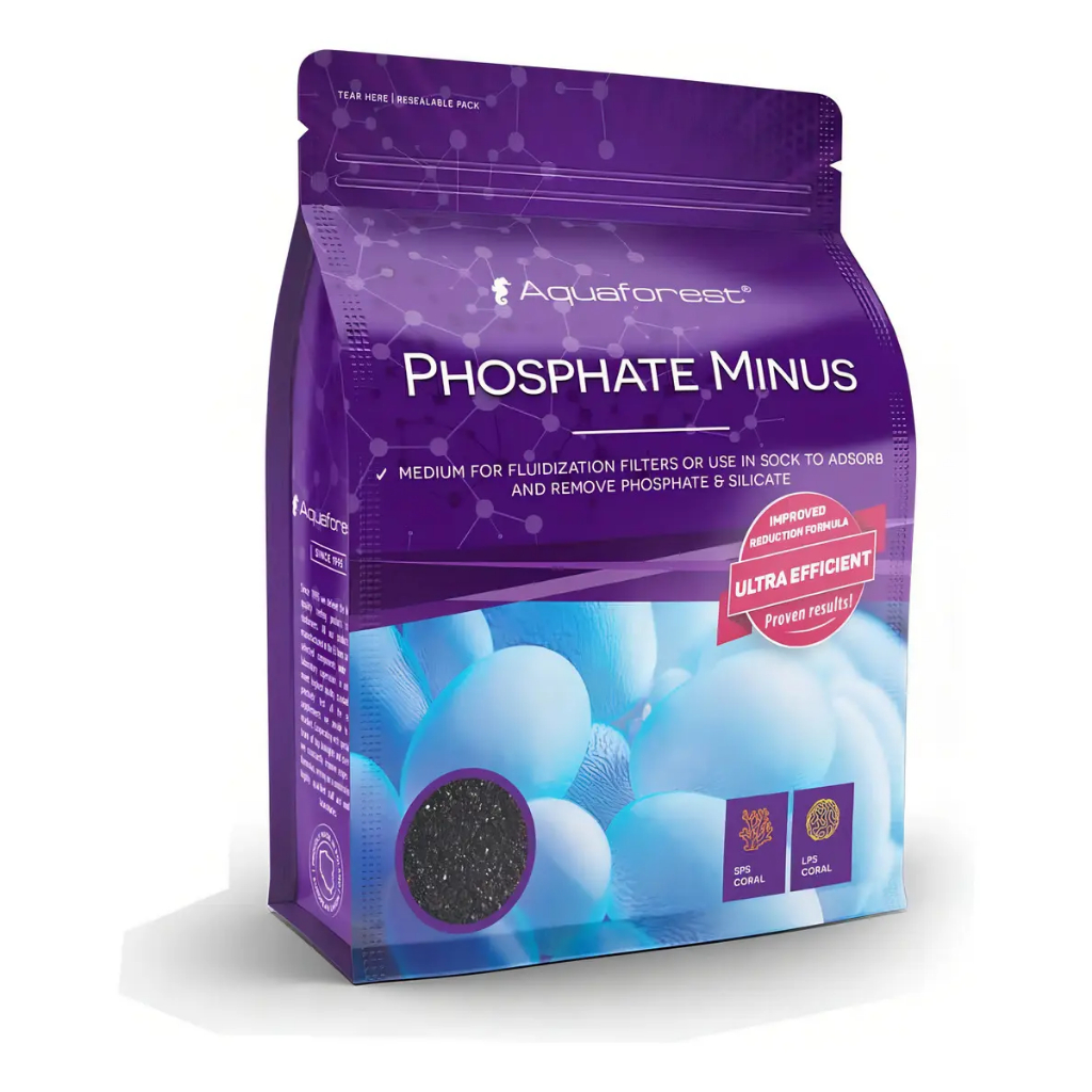 AQUAFOREST PHOSPHATE MINUS REMOVEDOR FOSFATO E SILICATO AQUÁRIOS 1000L