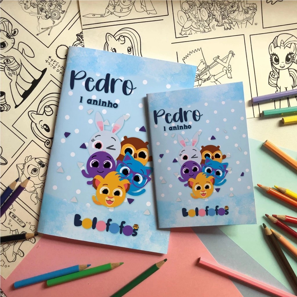 Lembrancinha personalizada para colorir - livrinho de colorir - aniversario infantil - Qualquer tema