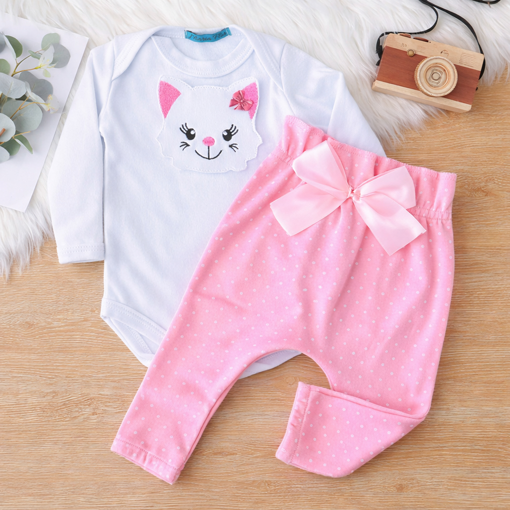 Conjunto Roupa Moda Bebê Menina Roupinha Blogueinha Modinha infantil Conjuntinho Feminino inverno