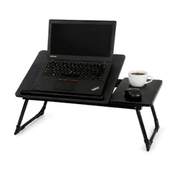 Mesa Notebook na Cama Dobrável Portátil e Ergonômica Com Ângulo Inclinação Ajustável