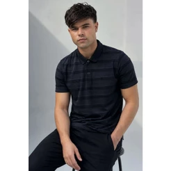 Polo Piquet Casual Masculina Polo Wear Preto