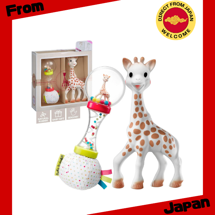 Sophie, a Girafa [Conjunto Sofisticado de Chocalhos Maracas] Inclui Sacola de Presente e Cartão de Mensagem [Produto Jap