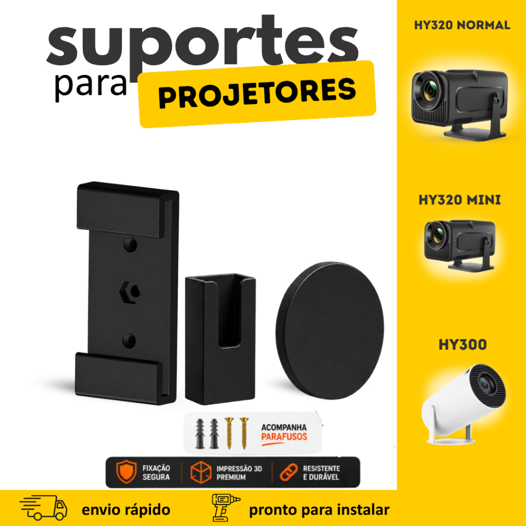 Suporte Para Projetor Hy300 / Hy320 / Hy320 mini Parede Teto Tripé Magcubic Suporte Projetor FullCam