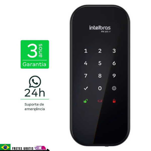 Fechadura Digital De Sobrepor Intelbras Fr 101
