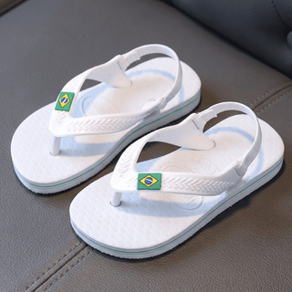 Chinelo Dedo Infantil Elástico Traseiro Antiderrapante Menino e Menina Macio Leve