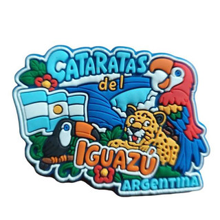 Ímã de Geladeira Emborrachado Turístico – CATARATAS  Lembrança de Viagem ARGENTINA