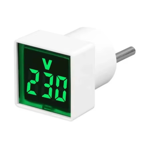 Voltímetro de Tomada Digital 220V Medidor de Tensão Plug Produto no Brasil Sem Imposto