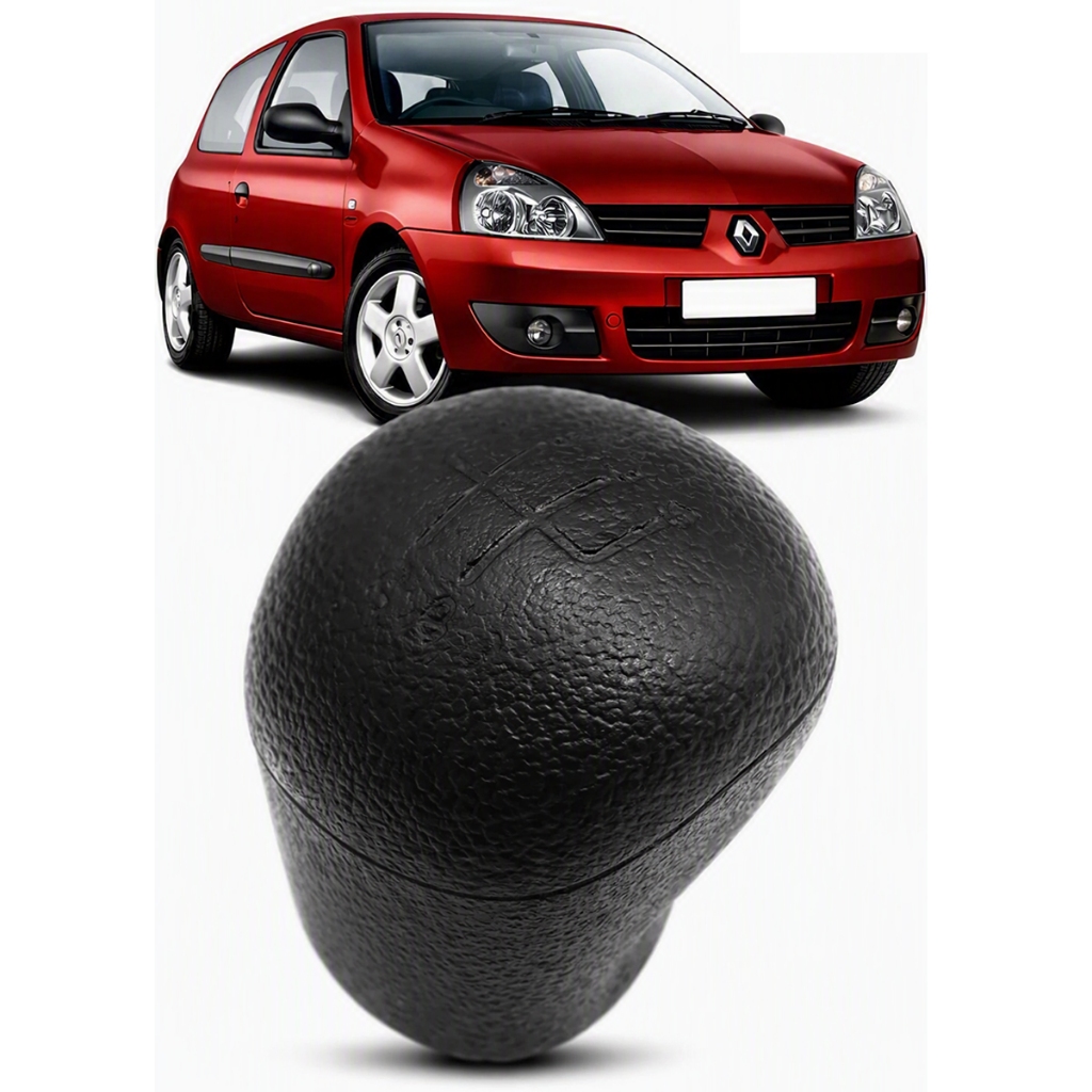 Bola De Cambio 5 Marchas Clio Hatch E Sedan 2000 A 2008 Preto