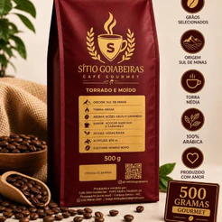 🔥Café Gourmet Sítio Goiabeiras 500g | 100% Arábica | Torra Média | Moído.