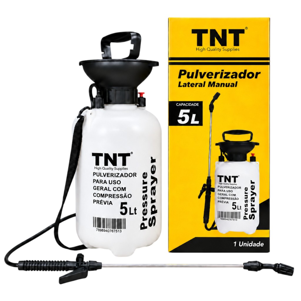 Pulverizador Manual de Pressão 5 Litros 5l borrifador compressao previa promoção