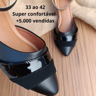 Sapatilha feminina Salomé Bico Fino sandalia feminino– Super Confortável do 33 ao 42
