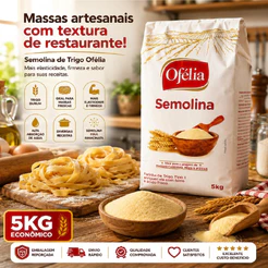 SEMOLINA DE TRIGO OFÉLIA - 5 KG