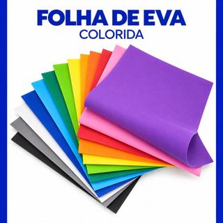 EVA Liso - Pacote Contém 10 Folhas 40x60cm 1,5 mm de espessura