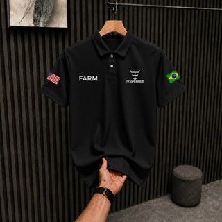 Camisa Polo Camiseta Texas Blusa Masculina Camiseta Country Peao Camisa Piquet gola Polo
