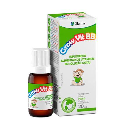 GROW VIT BB 20ML CIFARMA SUPLEMENTO ALIMENTAR VITAMINAS BEBE INFANTIL
