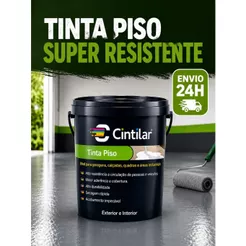 TINTA PISO CINTILAR SEM CHEIRO ANTIMOFO ALTA COBERTURA E RENDIMENTO 18kg e 4kg