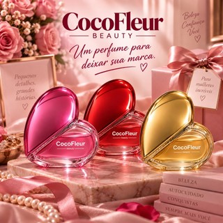 Perfume Love Rain Eternal Dourado e Cherie E Coco Fleur  - Forte Fixação e Alta Duração 30ml