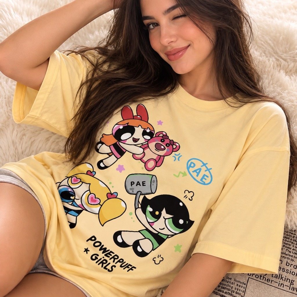 Camiseta Feminina Poderosas Heroinas Lindinha Fofa Blogueira Camisa Algodao 30.1