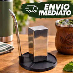 SECADOR CUIA CHIMARRÃO TERERÉ e Descanso Bomba - Organizador de Mate Anti Mofo e Higiênico Cozinha