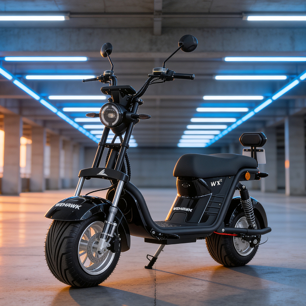 Scooter Moto Elétrica 1000W com Bateria Removível 20Ah - WeHawk WX-11/12