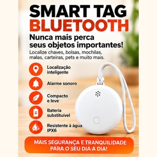 Smart Tag Bluetooth Android e iPhone · Localizador Inteligente para Chaves, Malas…