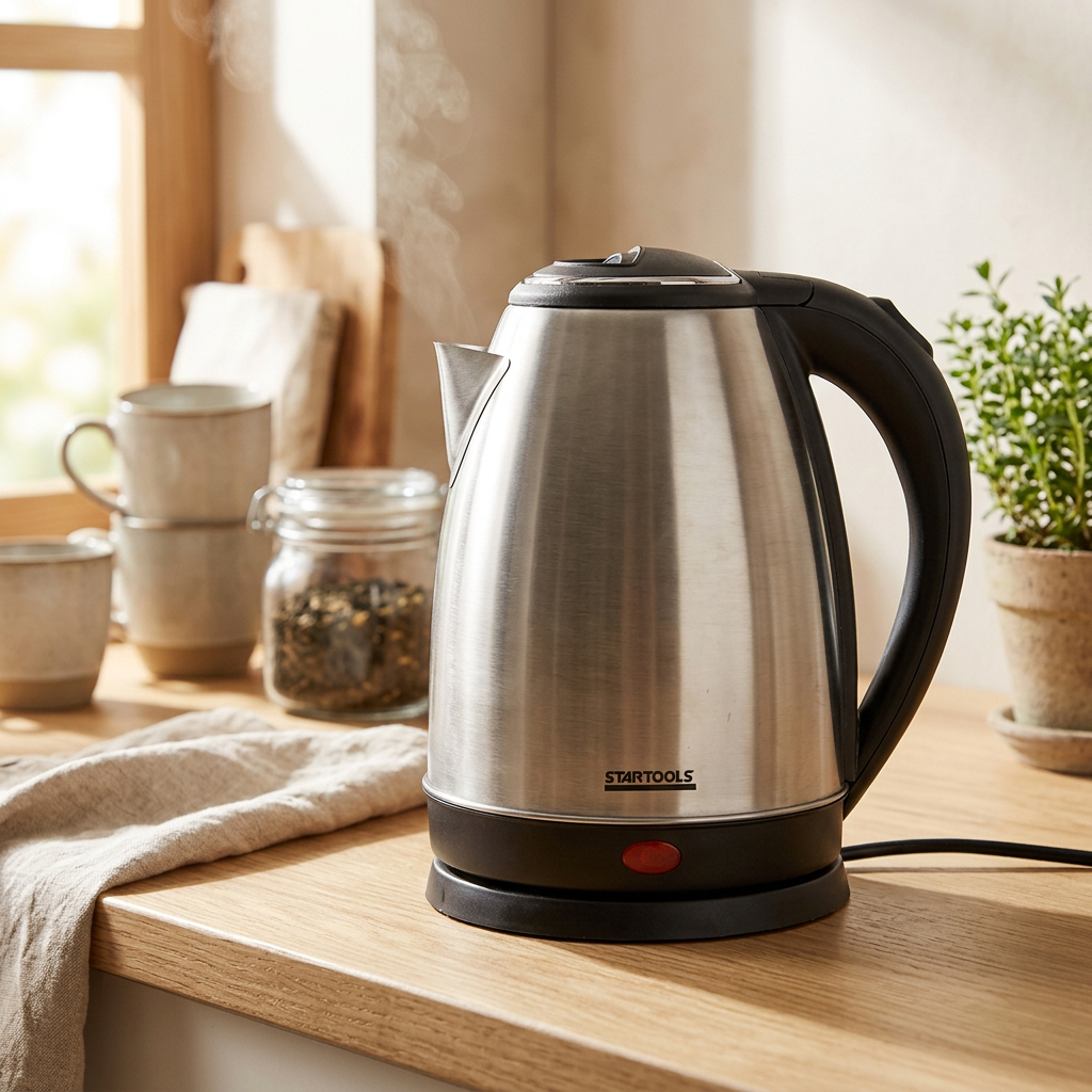 NOVO! Chaleira Elétrica Jarra 2 Litros 220V Inox C/ Desligamento Automático, Aquece rápido ♨️