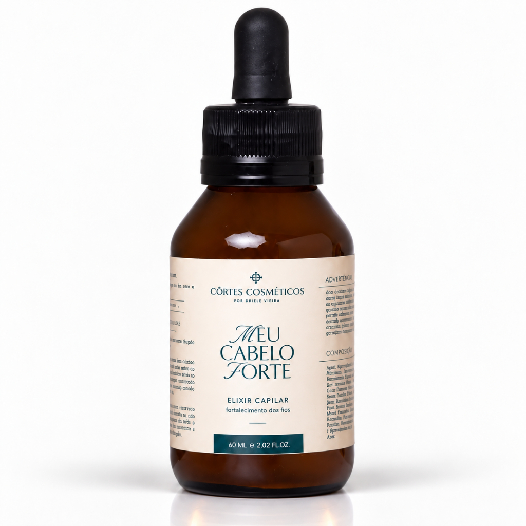 Tônico Capilar Crescimento Rápido e Antiqueda | Meu Cabelo Forte 60ml | Fortalecedor Natural Vegano