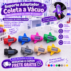 1 UNID. Capa Canhao Coleta a Vacuo - Acessorio Infantil Coleta - Canhao Coleta - Seringa Sem Medo - Acessorio Pediatrico