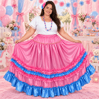 Saia De Erê Com Babadinhos Umbanda Candomblé