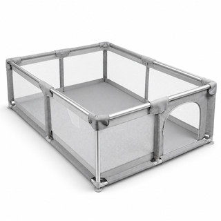 Cercadinho Bebês Portátil Infantil Chiqueirinho Grande 150x130x60cm Com Tela De Proteção