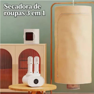 Secador Roupas Portátil Eletrico Secador Suspenso Cortina