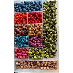 Miçangas Para Pesca Sortidas kit 50,100 ou 200 Uni
