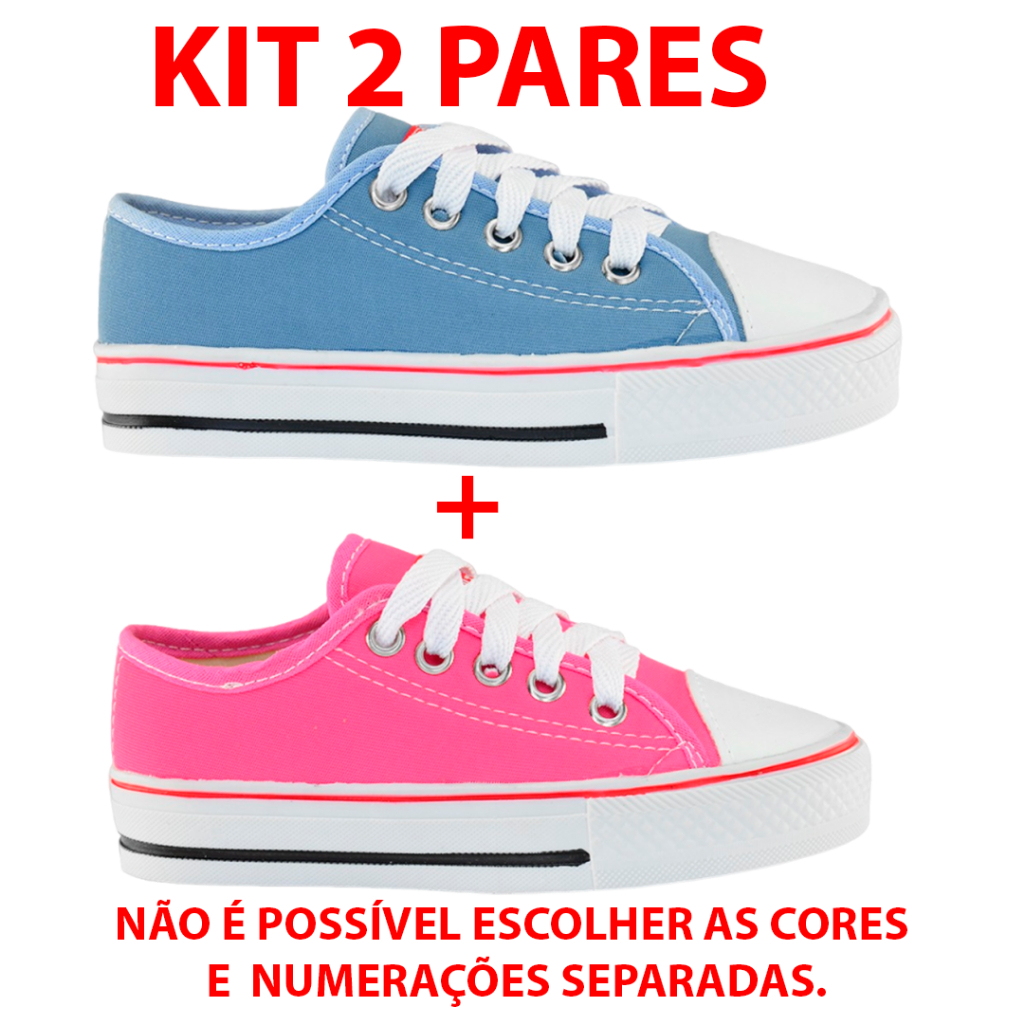 kit Tenis infantil menino tênis star infantil tenis infantil menina all Tênis Casual infantil