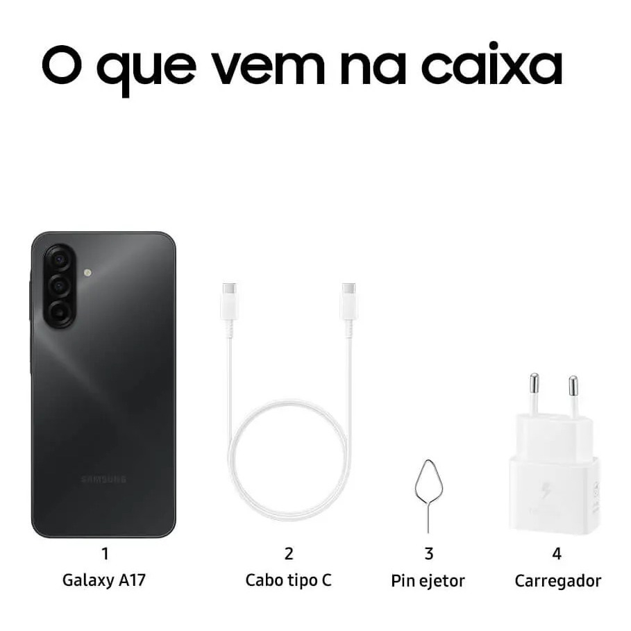 Smartphone Samsung Galaxy A17 128/256 4g SM-A175F/DS 4/8GB RAM