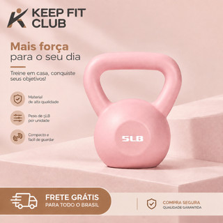 Kettlebell Halteres De Agachamento Peso de Academia 5LB(2,3KG) Dumbbell 1 Unidade