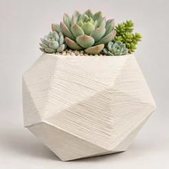 Vaso para Plantas em Polietileno Esfera Diamante N3