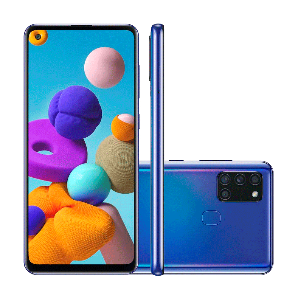 Smartphone Samsung Galaxy A21s 64Gb Dual Sim Azul
