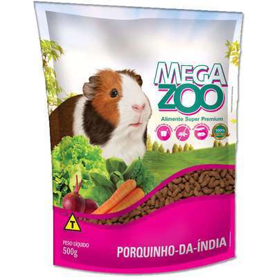 Ração Megazoo Porquinho da Índia 500gr