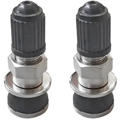 KIT 2 Bico Roda Liga Leve De Moto Para Usar Pneu Sem Câmara De AR