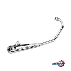 Escapamento Titan 150 Esd 2004/2008 Mini Turuna C/ Protetor