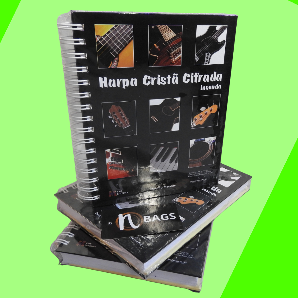 HARPA CRISTÃ CIFRADA - INOVADA (INTERMEDIÁRIOS) - EME EDITORA (CAPA DURA) - PRONTO ENVIO - (ENI loja)