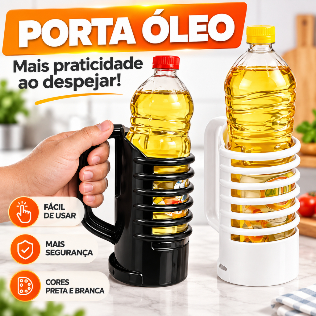 Suporte Porta Óleo e vinagre  cores variadas Delta Útil Leve Plástico Resistente Moderno Cor forte
