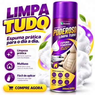 Espumas Mágica Limpa Tudo Sofá Carpete Bolsa Tênis Poderoso Kelldrin 300ml Fácil Pratico Carro