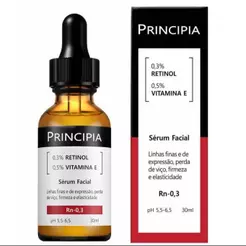 Principia Rn-0,3 Sérum com 0,3% de Retinol e 0,5% de Vitamina E com alta eficácia na melhora de rugas345