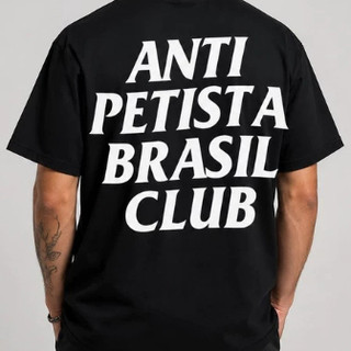 Camiseta Masculina Feminina Anti Petista Social Club Malha 30.1 Casual Confortável