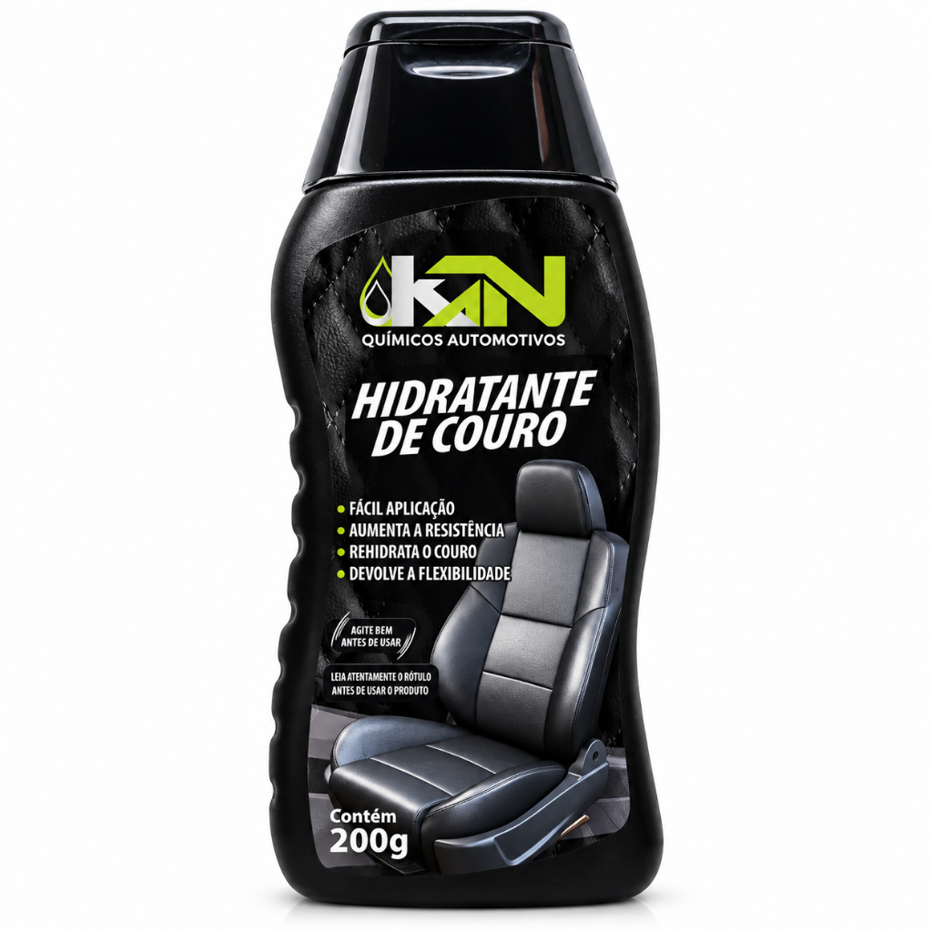 Hidratante de Couro Automotivo para Bancos Cadeiras Gamer Bolsas Sapatos Sofás 200g